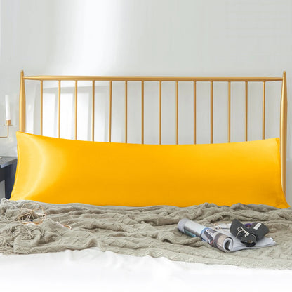 Ntbay Cool and Smooth Satin Long Body Pillowcase with Envelope Closure, Super Soft Body Pillow Cover for Hair and Skin