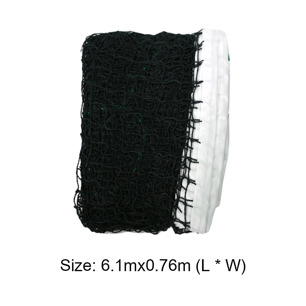 6.1mX0.76m Professional Standard Badminton Net Shuttlecock Mesh Exercise Tennis Sport Training Professional Badminton Net