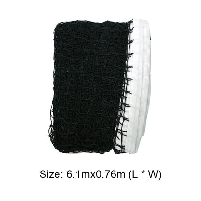6.1mX0.76m Professional Standard Badminton Net Shuttlecock Mesh Exercise Tennis Sport Training Professional Badminton Net