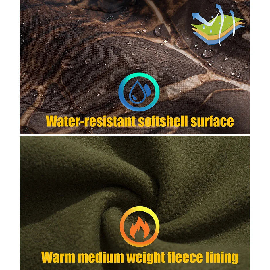Camo Soft Shell Hunting Jacket