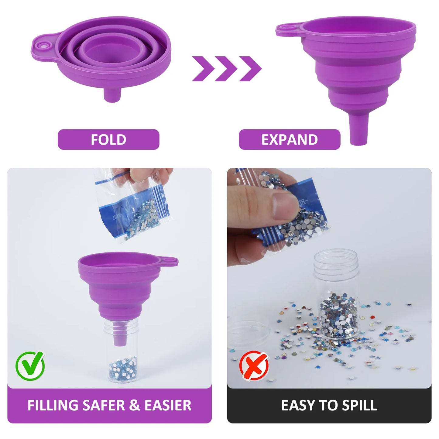 Diamond Painting Storage Boxes 70 Grid DIY 5d Diamond Painting Tool Bead Storage Large Capacity Set for Jewelry Bead Rhinestones