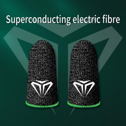 1Pair Finger Sleeve For PUBG Mobile Game Finger Cover Breathable Game Controller Touch Screen Luminous Gaming Thumb Gloves
