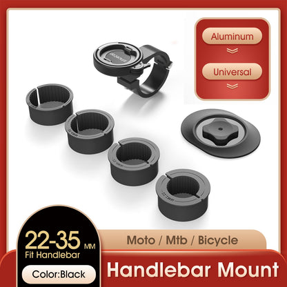 Bike Phone Holder,Motorcycle Cellphone Handlebar Mount,Universal Mountain/Road Bicycle,MTB,Scooter,Electric Handlebar Phone Stan