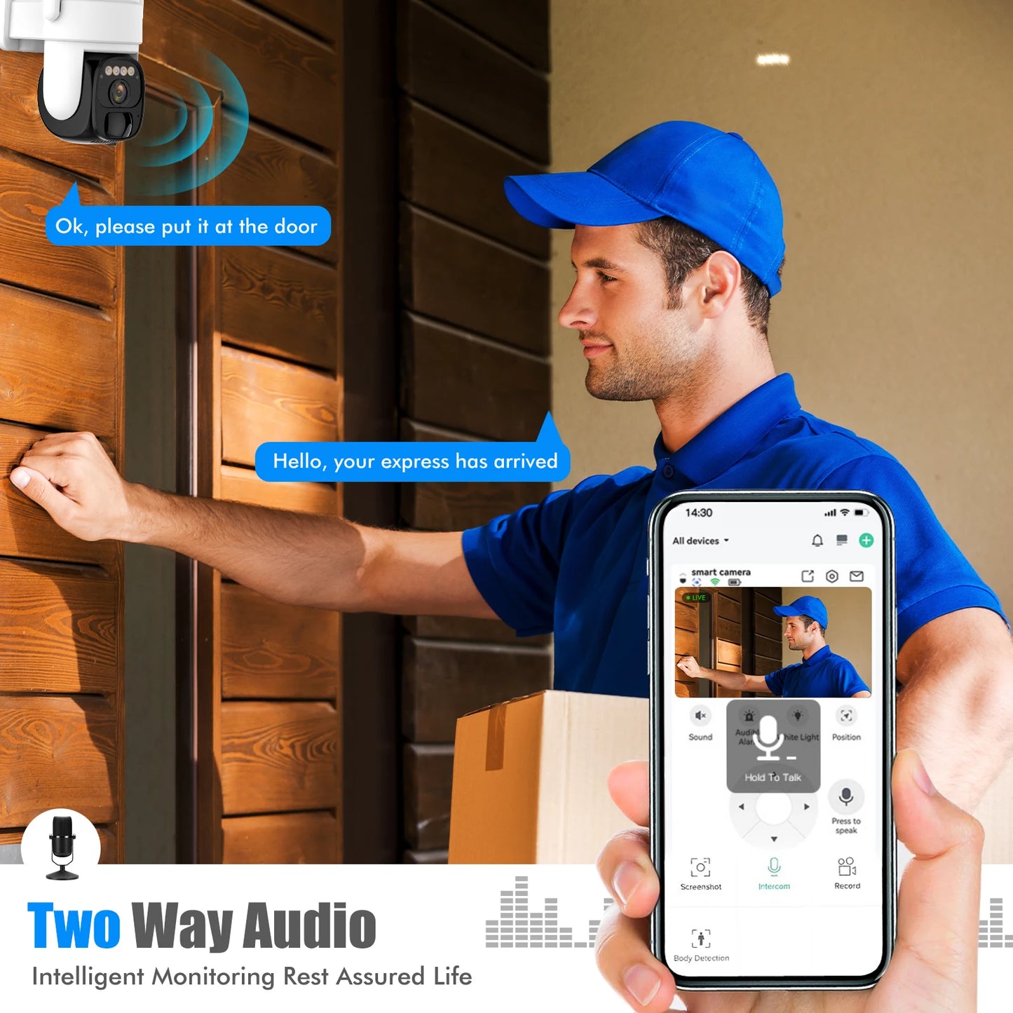 Wireless outdoor solar security camera 2K 360°PZT panoramic tilt, CCTV low power 2.4GWiFi, AI motion detection, PTZ PIR ,IP66