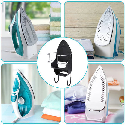 Ironing Board Hanger Wall Mount Electric Iron Holder Ironing Board Storage Organizer Hanging Accessories for Laundry Rooms