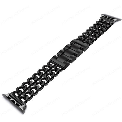 Stainless Steel Strap for Apple Watch 6 4 Se 7 Band 44mm 42mm 45mm 38/41 for Apple Watch Series 5 40mm Strap Band Bracelet Belt