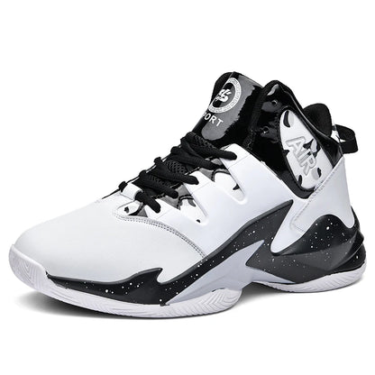 Men's  basketball shoes, breathable and non slip outdoor sports shoes, walking and running basketball shoes