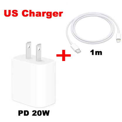 20W PD Charger Quick Charging Type C Fast Charging Adapter For iPhone 14 13 12 Pro Max 8 Plus XR Phone Adapter Phone Accessories