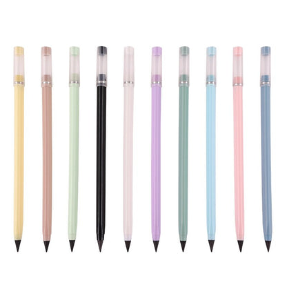 Premium Automatic Infinity Pencil Black Without Sharpening High Tech Mechanical Pencil for Children's School Stationery Supplies