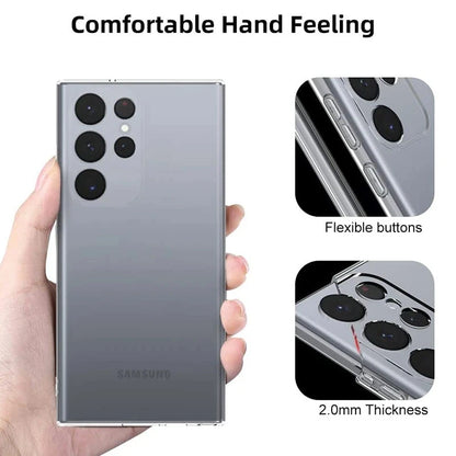 Soft Silicone Clear Phone Case For Samsung S22 S21 S23 Ultra S20FE Galaxy Note 20 Ultra A13 A53 A52 A12 A33 A23 A32 A51 A52S A73