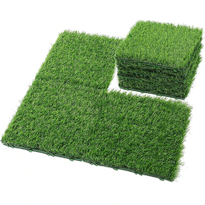 30cm Artificial Grassland Grass Lawn Turf Grass DIY Green Fake Plant Suspended Simulated Flocking Landscape Garden Decorations