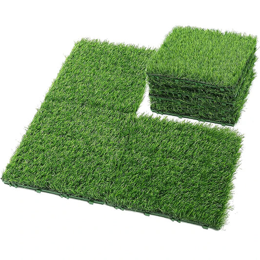 30cm Artificial Grassland Grass Lawn Turf Grass DIY Green Fake Plant Suspended Simulated Flocking Landscape Garden Decorations