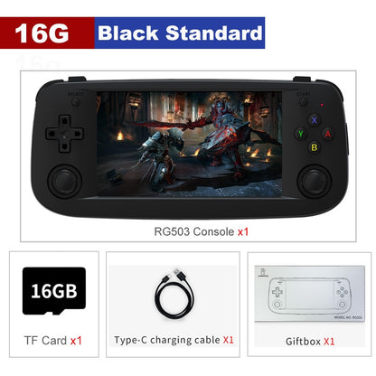 ANBERNIC RG503 RG351P Retro Video Game Console RK3326 Linux System PC Shell PS1 Game Player Portable Pocket HandheldGame Console