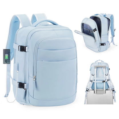 Large Travel Backpack Women Carry on Backpack, Airline Approved Personal Item Bag, Airplane Backpack, Hiking Short-Trip Rucksack