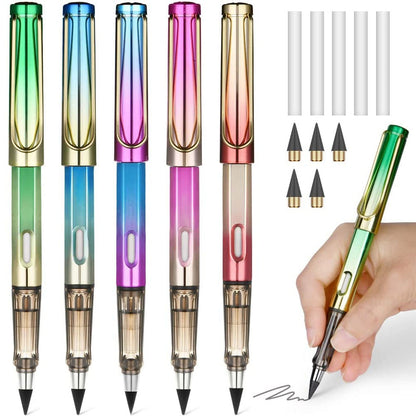10Pcs/Set Infinity Pencil No Ink Unlimited Writing Art Eternal Pencils Sketch School Items Kawaii Pens Back To School Supplies