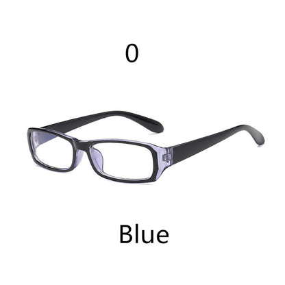 Elbru Anti-blue Light Square Myopia Glasses Women Men Finished Nearsighted Eyeglasses Diopter -1.0to -4.0 Unisex