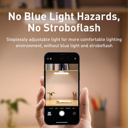 Baseus Magnetic Table Lamp Hanging Wireless Touch LED Desk Lamp Home Cabinet Study Reading Lamp Stepless Dimming USB Night Light