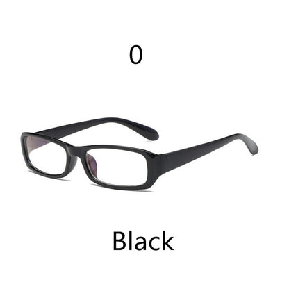 Elbru Anti-blue Light Square Myopia Glasses Women Men Finished Nearsighted Eyeglasses Diopter -1.0to -4.0 Unisex
