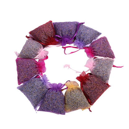 10/15Pcs Lavender Scented Sachets Bag For Closets Drawers Filled With Naturally Dried Lavender Flower Buds Air Refreshing Sachet