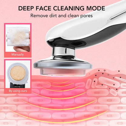 7 in 1 Face Massager RF &amp; EMS Microcurrent Lifting Machine LED Skin Rejuvenation Wrinkle Remover Anti-Aging Facial Beauty Device