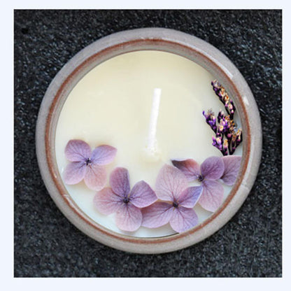 Flower Aromatherapy Candle Soy Wax Home Decorative Scented Candles Birthday Wedding Party Home Decoration Aroma Candles in A Jar