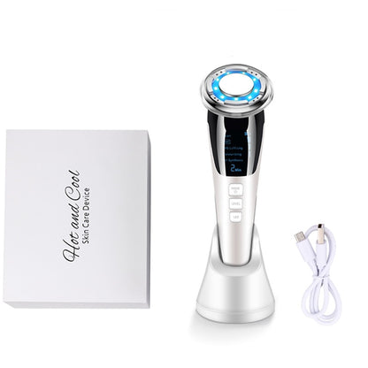 7in1 RF&amp;EMS Radio Mesotherapy Electroporation lifting Beauty LED Photon Face Skin Rejuvenation Remover Wrinkle Radio Frequency