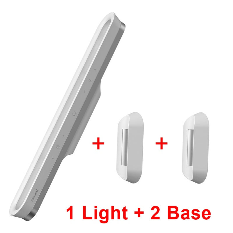 Baseus Magnetic Table Lamp Hanging Wireless Touch LED Desk Lamp Home Cabinet Study Reading Lamp Stepless Dimming USB Night Light