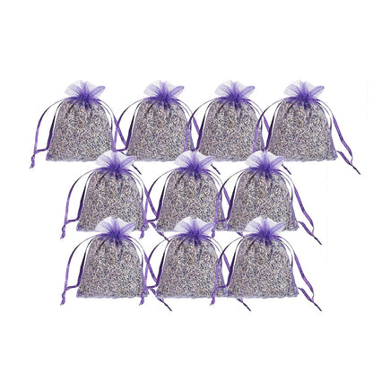 10/15Pcs Lavender Scented Sachets Bag For Closets Drawers Filled With Naturally Dried Lavender Flower Buds Air Refreshing Sachet