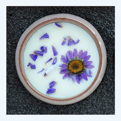 Flower Aromatherapy Candle Soy Wax Home Decorative Scented Candles Birthday Wedding Party Home Decoration Aroma Candles in A Jar