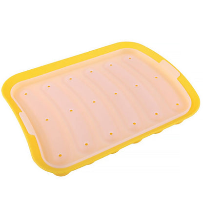 6 in 1 Sausage Maker Silicone Mold DIY Hot Dog Handmade ham sausage mould Kitchen Making and Refrigerated Hot Dog tool