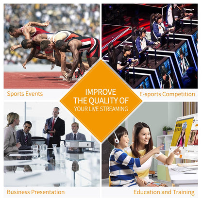 FEELWORLD LIVEPRO L1 V1 Live Streaming Video Switcher 4xHDMI Input Hdmi USB3.0 Multi Format Studio Record Preview Camera Youtube