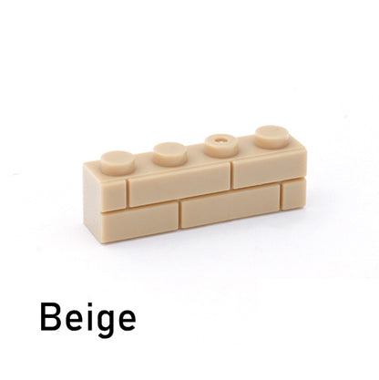 50pcs DIY Building Blocks Thick wall Figures Bricks 1x4 Dots Educational Creative Size Compatible With Brands Toys for Children