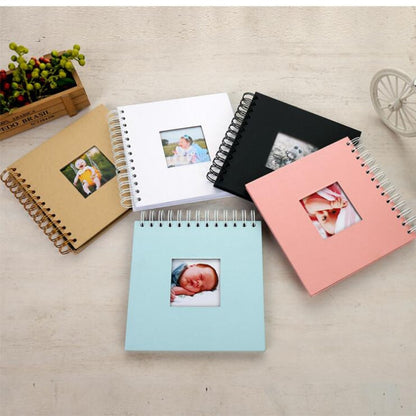 6inch Photocard Holder Paper Photo Album De Fotos Baby Scrapbooking Binder Photocards Diy Photoalbum Kids Memory Collect Book