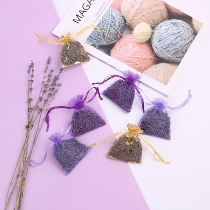 10/15Pcs Lavender Scented Sachets Bag For Closets Drawers Filled With Naturally Dried Lavender Flower Buds Air Refreshing Sachet