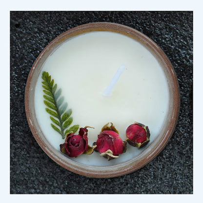 Flower Aromatherapy Candle Soy Wax Home Decorative Scented Candles Birthday Wedding Party Home Decoration Aroma Candles in A Jar