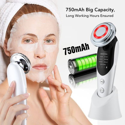 7 in 1 Face Massager RF &amp; EMS Microcurrent Lifting Machine LED Skin Rejuvenation Wrinkle Remover Anti-Aging Facial Beauty Device