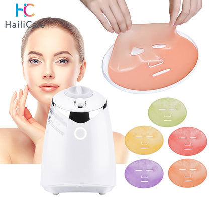 Electrical Automatic Fruit Mask Machine DIY Natural Fruit Vegetable Milk Facial Masker Maker With 32 pcs Collagen Tablets