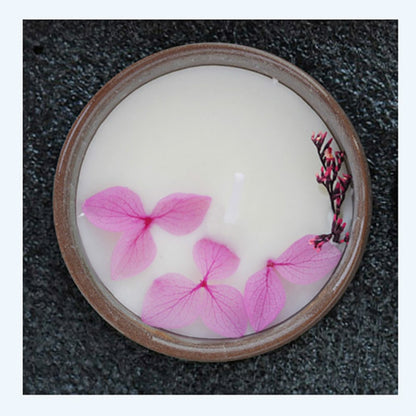 Flower Aromatherapy Candle Soy Wax Home Decorative Scented Candles Birthday Wedding Party Home Decoration Aroma Candles in A Jar