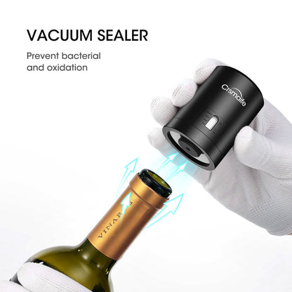 ABS Vacuum Red Wine Bottle Cap Stopper ship from US Vacuum Pump Sealer Wine Fresh Keeper Plug Champagne Cork Kitchen Bar Tool