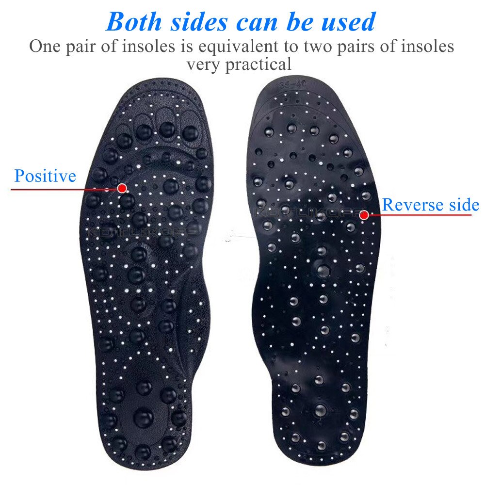 KOTLIKOFF Enhanced Upgrade 68 Magnetic Massage Insole Foot Acupuncture Point Therapy Insole Cushion Body Detox Slimming Magnetic