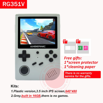 ANBERNIC New RG351V Retro Games Built-in 16G RK3326 Open Source 3.5 INCH 640*480 handheld game console Emulator For  kid Gift