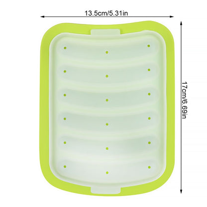 6 in 1 Sausage Maker Silicone Mold DIY Hot Dog Handmade ham sausage mould Kitchen Making and Refrigerated Hot Dog tool