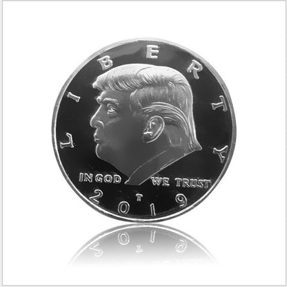 US Donald Trump Gold Commemorative Coin 'Second Presidential Term 2021-2025 IN GOD WE TRUST' Collectible Decorative Coins 2017.