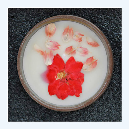 Flower Aromatherapy Candle Soy Wax Home Decorative Scented Candles Birthday Wedding Party Home Decoration Aroma Candles in A Jar