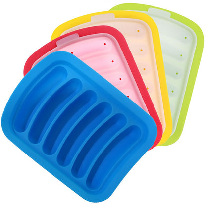 6 in 1 Sausage Maker Silicone Mold DIY Hot Dog Handmade ham sausage mould Kitchen Making and Refrigerated Hot Dog tool