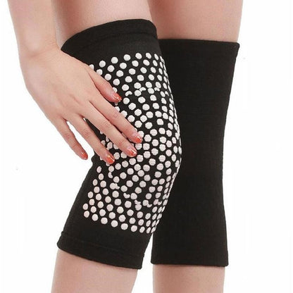 2pcs Tourmaline Self Heating Support Knee Pads Knee Brace Warm for Arthritis Joint Pain Relief and Injury Recovery