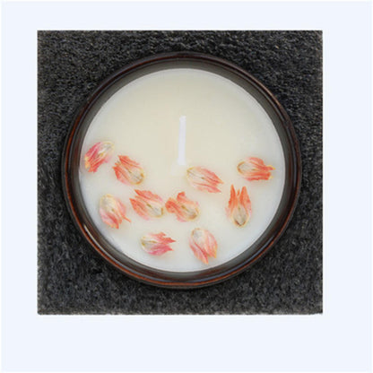 Flower Aromatherapy Candle Soy Wax Home Decorative Scented Candles Birthday Wedding Party Home Decoration Aroma Candles in A Jar