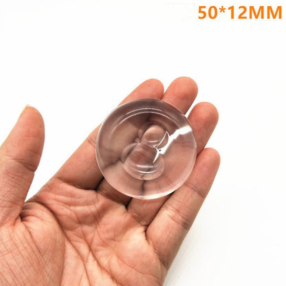 6/1pcs Door Handle Bumper Protective Plug Transparent Silicone Wall Protector Non-slip Round Door Stopper Muffler Self-adhesive