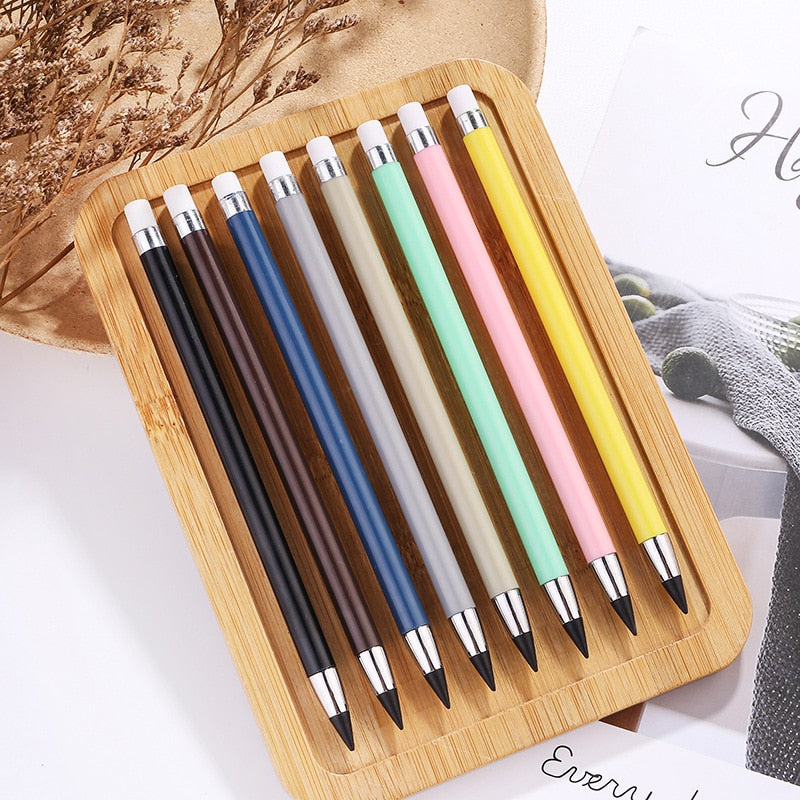 New HB Pen Inkless infinity Pencil Unlimited Writing No Ink Painting  Sketch Tool School Office Supplies Gift for Kid Stationery
