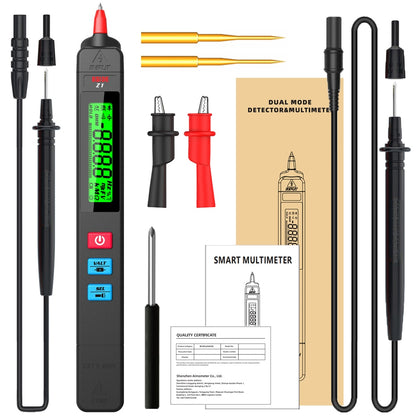 BSIDE New Voltage Detector Tester Non-contact Smart Electric pen NCV Live wire Continuity test Ohm Hz DC AC Digital Multimeter